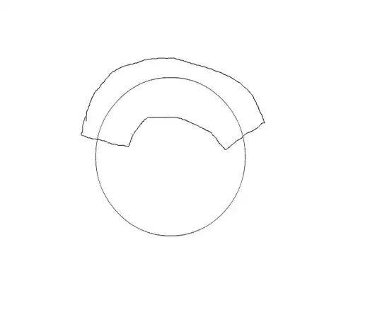 Rectangle 'along' a circle