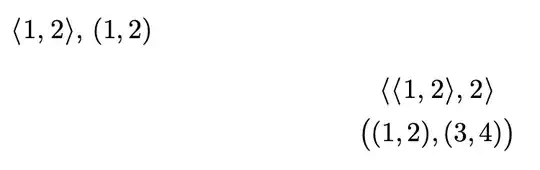 ordered pair of ordered pairs