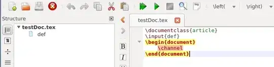 Snapshot of my texStudio editor