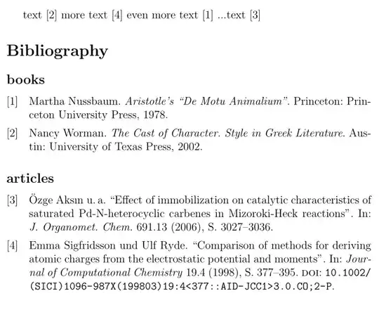 Sequentially numbered bibliography.