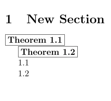 sections and theorems