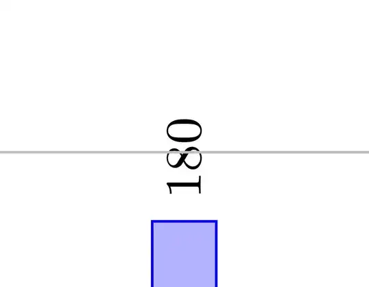 Screenshot of the issue