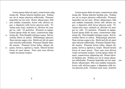 first two pages with continued numbering