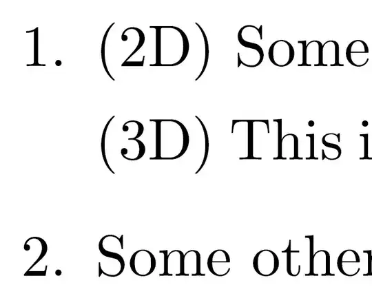 Alignment of (2D) and (3D) without microtype