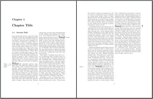 marginnnote beside the column