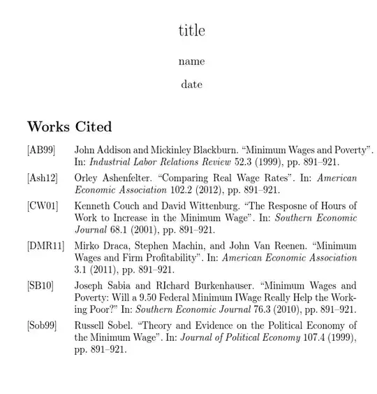 output with all sources