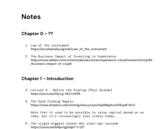 Footnotes before the first chapter