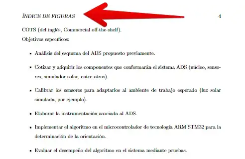 List of figures keep showing in other pages