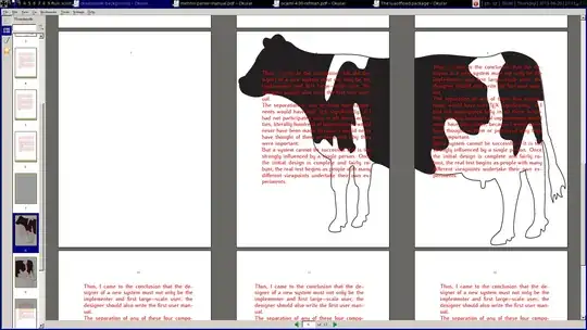 doublesided page background