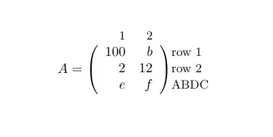 Output of the above code