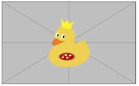 Duck image with crown