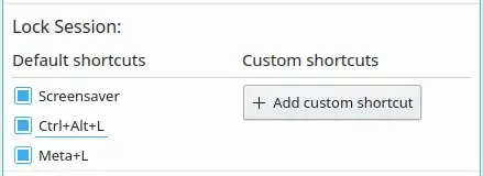 Lock Session Shortcut