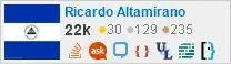 profile for Ricardo Altamirano on Stack Exchange, a network of free, community-driven Q&A sites