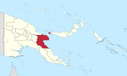 The Morobe Province in Papua New Guinea where Hamtai is spoken
