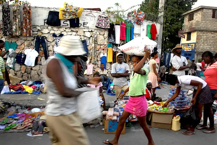 Market in Port-au-Prince, Haiti