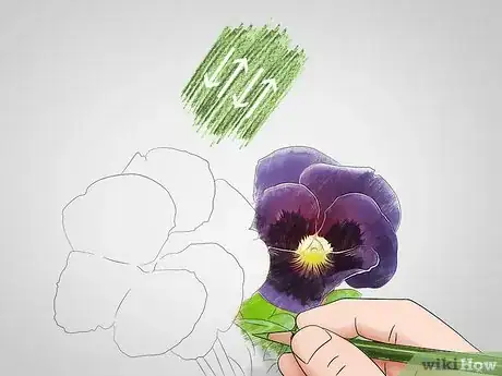 Image titled Color with Colored Pencils Realistically Step 2