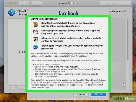 Image titled Add a Facebook Account to a Mac Step 28