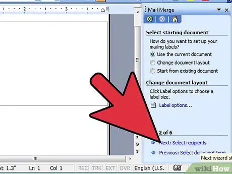 Image titled Mail Merge Address Labels Using Excel and Word Step 6