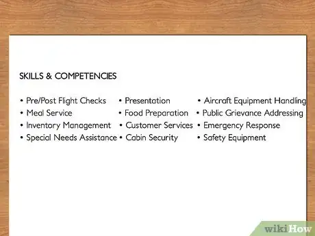 Image titled Write a CV for a Cabin Crew Position Step 14
