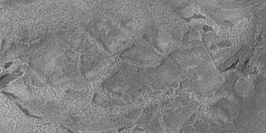 Ridges, as seen by HiRISE under HiWish program.  Note: this is an enlargement of the previous image.
