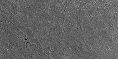 Close view of channels, as seen by HiRISE under HiWish program