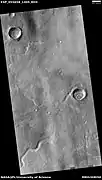 Channels, as seen by HiRISE under HiWish program.  These channels seem to disappear at time.  They may be going under the ground for a time.