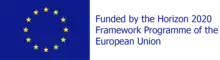 The Horizon 2020 logo, the framework programme of the European Union.