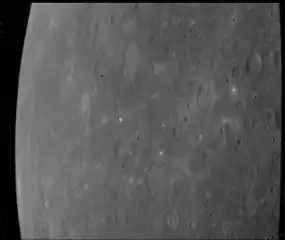 Mariner 10 image centered on Hopper