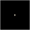 "Half moon" image of Mars