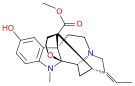 General structure of akuammine.
