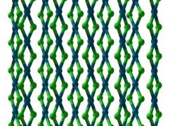 Infinite chains of one form of palladium chloride