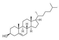 Cholesterol, another terpene natural product, in particular, a steroid, a class of tetracyclic molecules (non-aromatic).