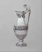 French Neoclassical ewer; 1784–1785; height: 32.9&nbsp;cm; Metropolitan Museum of Art