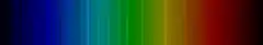 Color lines in a spectral range