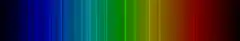 Color lines in a spectral range