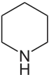 Structure of piperidine