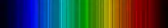 Color lines in a spectral range