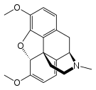 Chemical structure of thebaine.