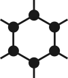 The GrapheneOS logo with a hexagonal lattice