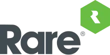 Company logo: "Rare" in grey under a stylised green hexagon