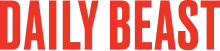 The Daily Beast's logo consists of the words "The Daily Beast" in white text on a red square.
