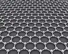 The ideal crystalline structure of graphene is a hexagonal grid.