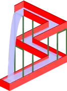 Impossible waterfall