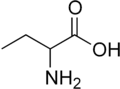homoalanine, or α-aminobutyric acid (ethyl side-chain)