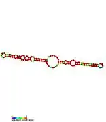 ceN93: Secondary structure taken from the Rfam database. Family RF01663