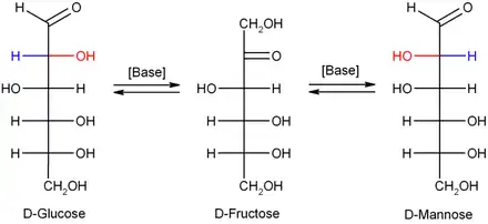 Glucose-Fructose-Mannose-isomerisation