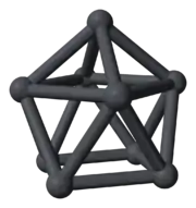 Stick-and-ball model of [Pb9]4− anion