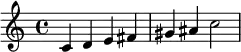{c'd'e'fis'gis'ais'c''2}