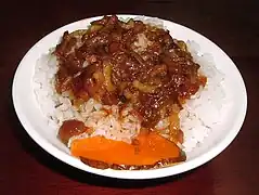 滷肉飯(northern Taiwan)