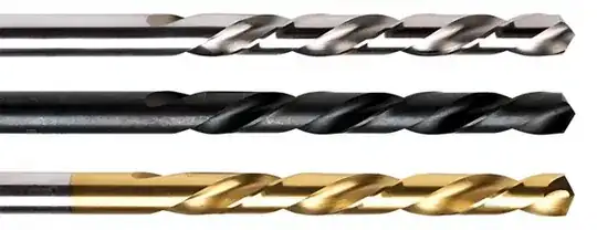 Twist bits/twist drills